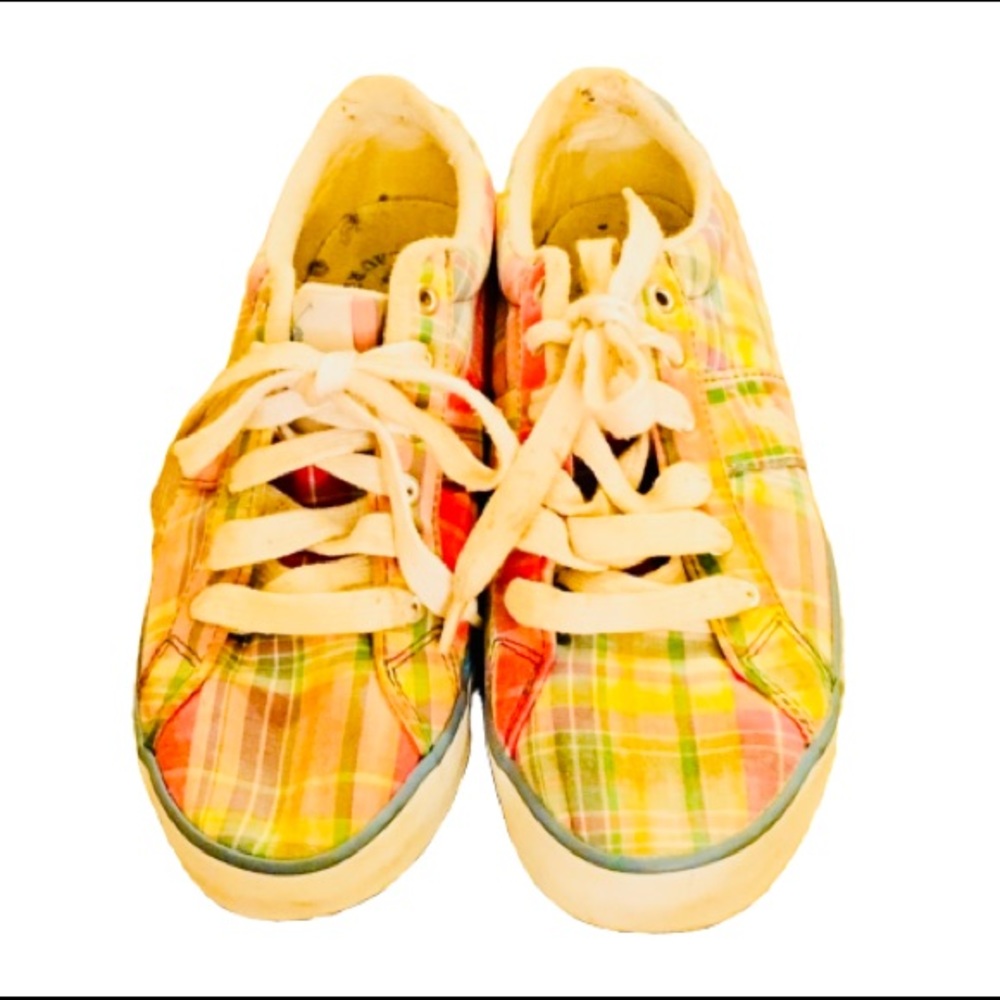 Ralph Lauren Polo Plaid Sneakers!!